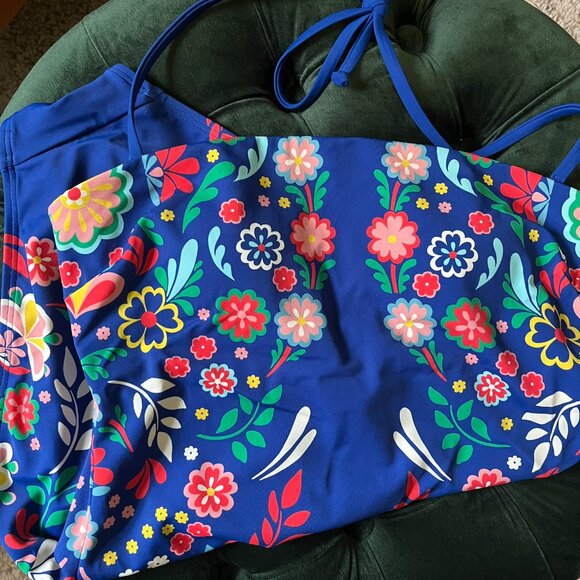Boden Paros Bandeau Swimsuit, size US 4 - Picture 6 of 8